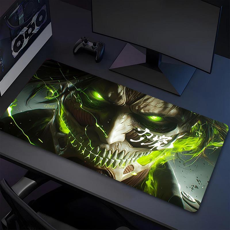 Evil Force Xl Gaming Mouse Pad Nonslip Rubber Base Stitched Edge Waterproof Desk Mat For Pc Laptop Gamer Office Computer Accessories C929144