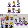 Zootopia Pvc Collectible Figures Set With Articulated Design For Kids And Fans