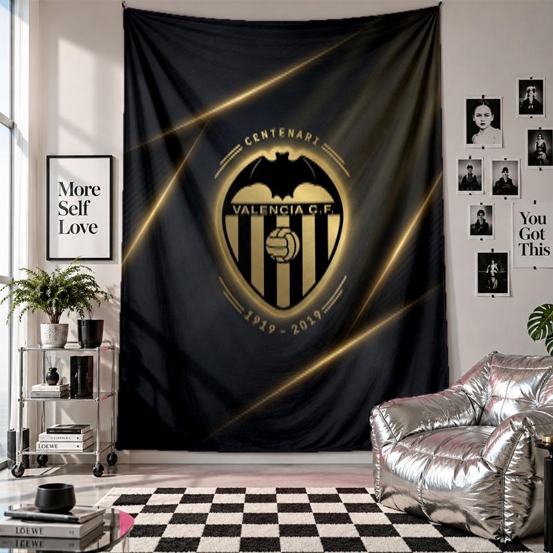 Valencia FC Wall Tapestry Home Decor Wall Hanging Cloth for Bedroom Living Room Background