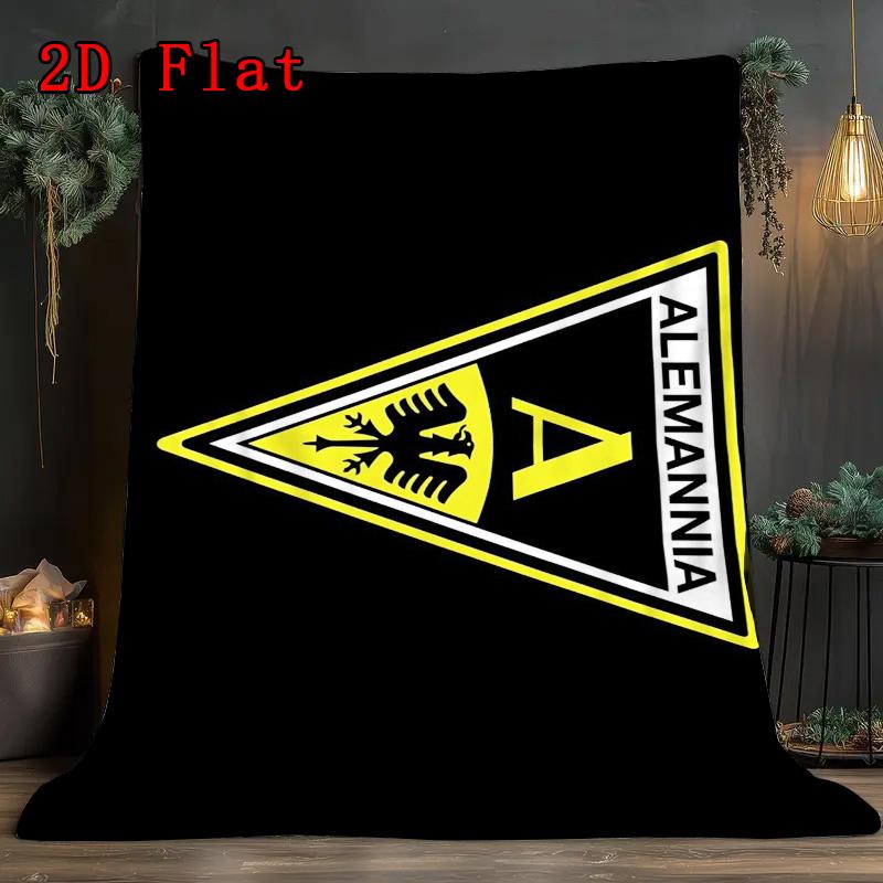 Alemannia 2D Flat Pattern Flannel Blanket High quality All Seasons Warmth and Comfort Perfect for Christmas Gifts.DMT0925078