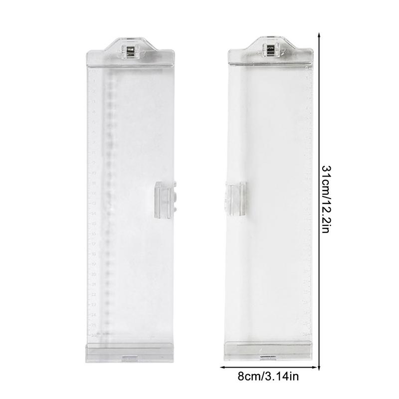 Computer Monitor Memo Board Side Monitor Sticky Note 2PCS Computer Side Panel Stable Transparent Computer Monitor Message Board