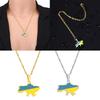 Ukraine Karte Halskette Einfache Ukrainische Symbol Halskette Party Schmuck Edelstahl Ukraine Umriss Anhänger Halskette