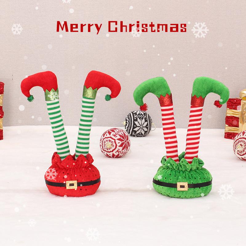 Große Elfenbeine für Baumschmuck, Weihnachtsmann-Freund-Festtagsgeschenk