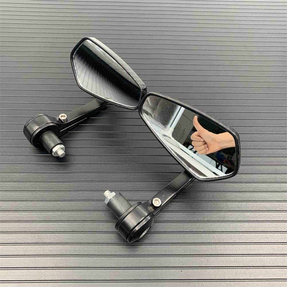 Kolfiber Motorcykelstyre Spegel 7/8'' 22mm Styrände Spegel Backspegel För Honda CB1000R CB650 CB500F Motorcykeltillbehör