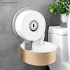 Kitchen ABS Plastic Down Pull Paper Holder Manual Bathroom Wall Mount Toilet Jumbo Roll Tissue Paper Restaurant Napkin Dispenser