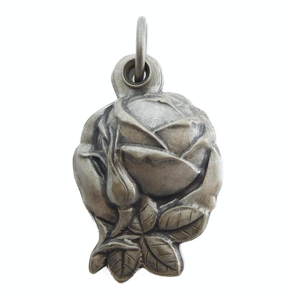 Miraculous Medal Rose Pendant, Slide Type, Made in Germany, Virgin Mary