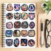 50PCS Laser Sticker Aesthetic Personalized Laptop Luggage Diary Skateboard Home Decoration Personalized Phone Festival Stickers
