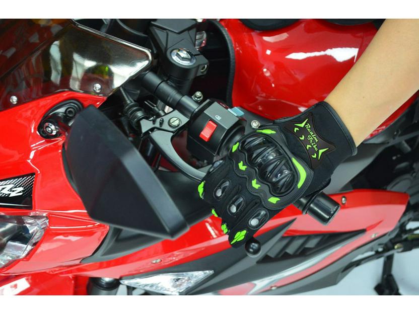 Guanti da corsa resistenti a dita intere per ciclismo e motociclismo