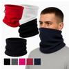 Unisex Polar Fleece Motorcycle Ski Mask Windproof Thickened Drawstring Winter Face Cover,for Outdoor Activities