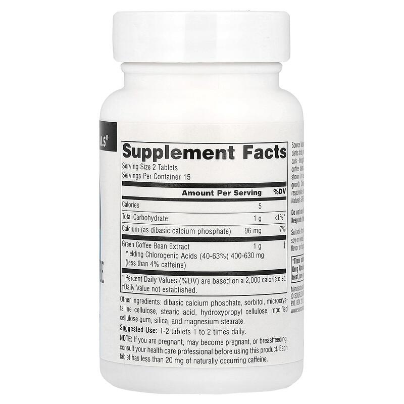 Green Coffee Extract, 30 Tablets (500 Mg Per Tablet)