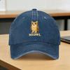 Meowl Meow Cat Owl Brainrot Funny Washed Baseball Cap  Casual Sun Trucker Hat Spring Women Unisex Tennis Skate Baseball Caps