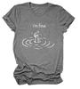  2024 summer hot-selling new fashionable versatile letter pattern printed T-shirts