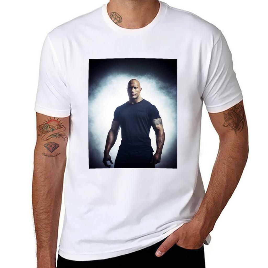 Dwayne Johnson T-shirt Moda Fantasia Stampata T-shirt T-shirt