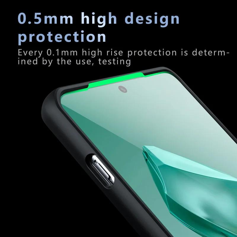 for Magsafe Shockproof Acrylic Phone Case for OnePlus 13 13R 12 12R Nord 4 ACE 3V 3Pro Hard Bumper Matte Magnetic Cover Shell