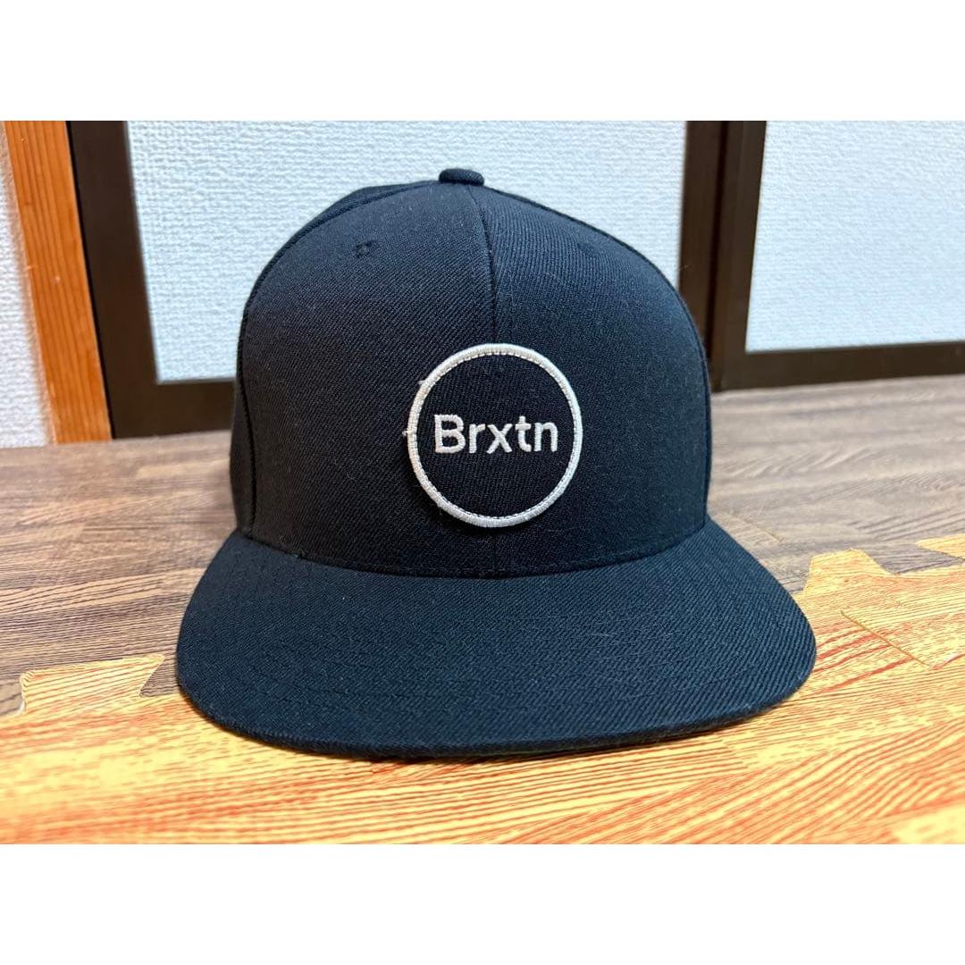 Used Brixton Baseball Cap Black Snapback