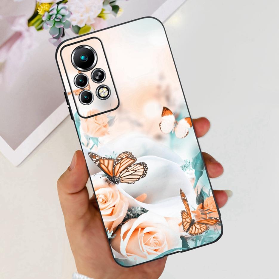 For Infinix Note 11 Pro Case X697 Cute Painted Back Cover Soft Silicone Phone Cases For Infinix Note 11 Note11 Pro Fundas Bumper