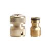 High-Pressure Brass Quick Connect Garden Hose Adapter for Car Wash