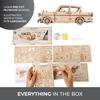 Ugears Harry Potter Flying Ford Anglia 70173 Wooden Puzzle Craft Model No Glue or Tools Required Adult