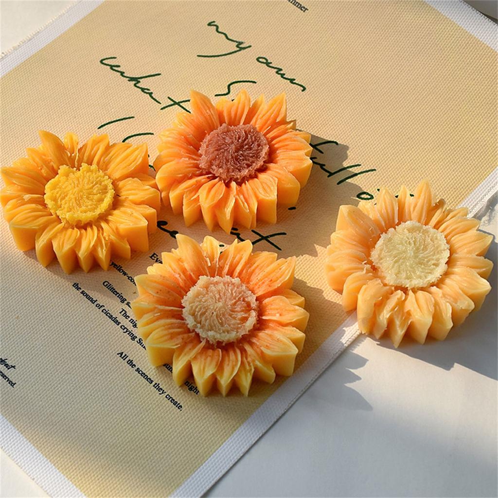 Sunflower Silicone Candle Molds for Making Candle Soap Epoxy Resin Multipurpose Silicone Mould for Gypsum Decoration