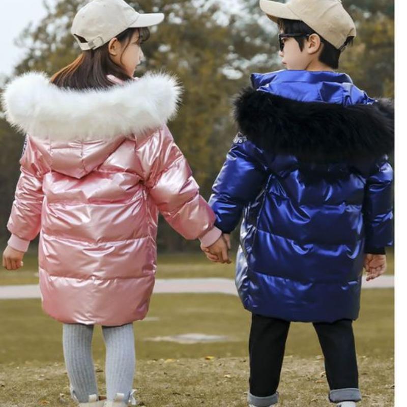 Children's Clothing Winter Jacket For Girls Winter Coat Hooded Velour Winter Girls Jackets Outwear