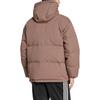 adidas Piumino Reversibile Caldo Sportivo Casual con Cappuccio Piumino Unisex Giacca Rock-Layer-Deep-Earth-Brown JM9130