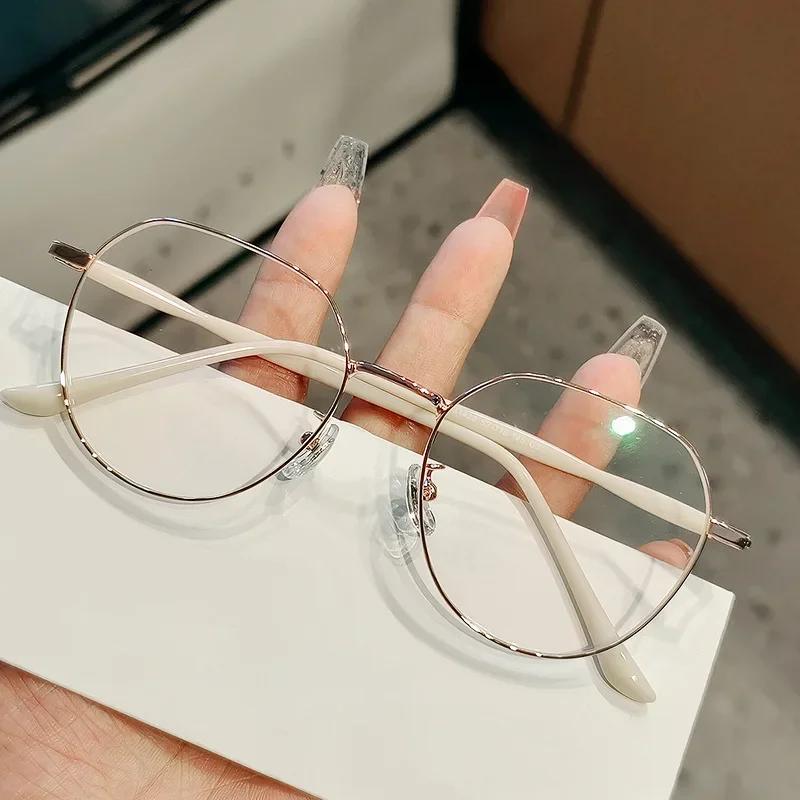 

Luxury Myopia Glasses For Ladies Unisex Vintage Blue Light Blocking Eyewear Fashion Women S Minus Sight Eyeglasses 0 To -4.0 0(anti-blue light)