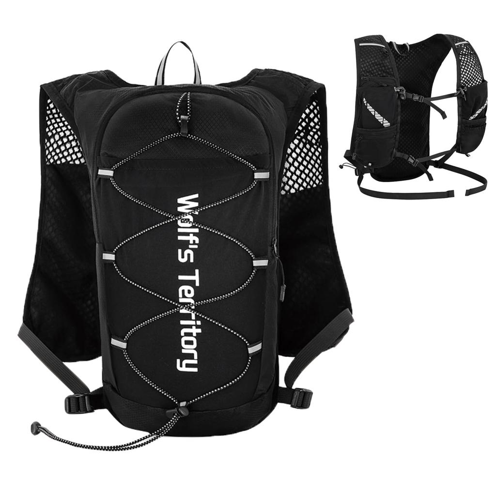 TRIWONDER Běžecký batoh s hydratací pro trail a maratony Jedna vesta, Prodyšný, Lehký, Nastavitelný, Běh, Horolezectví, Cyklistika,
