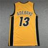 Mens Basketball Jersey Heat Team Yellow Edition Stitched Performance Sportswear Training Game Use