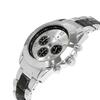 Salvatore Marra Men's Chronograph Watch SM23105-SSWHBK (Silver/White/Black)