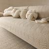Cotton Sofa Cushion Cotton Fabric Non-slip Simple Universal Washed Cotton Sofa Cover Cover New Cover Cloth Cushion
