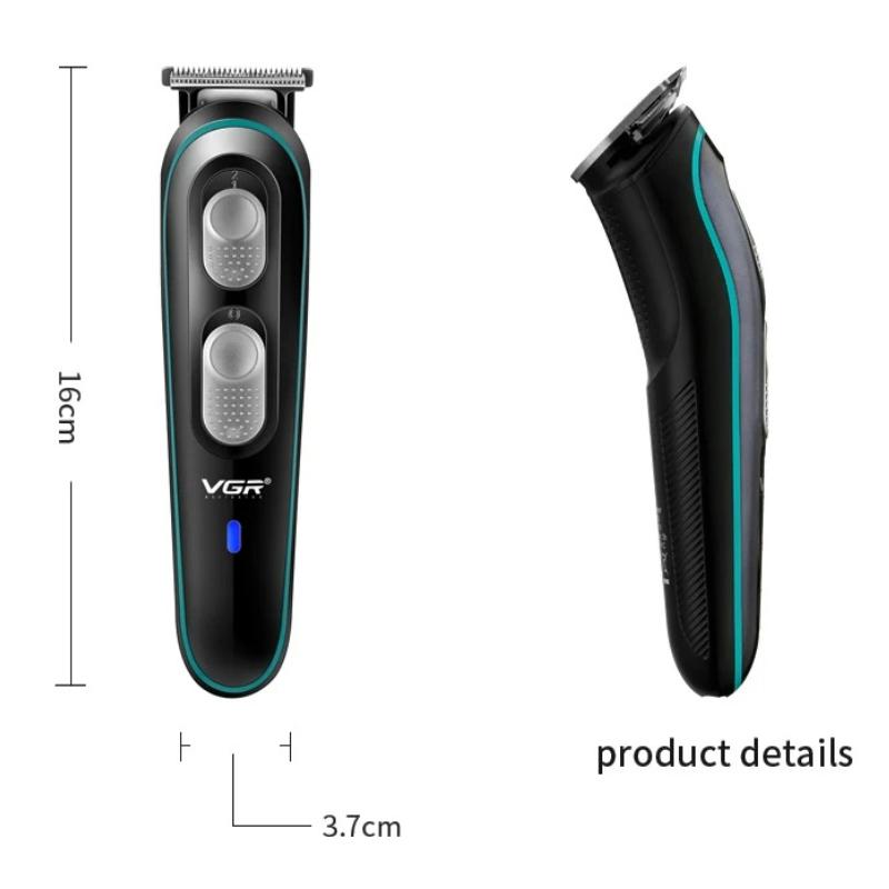2026 VGR 055 Electric Hair Clipper Household Convenient Electric Push Cutting Oil Head Carving Stainless Steel Knife Head Hair Clipper Shape Carving