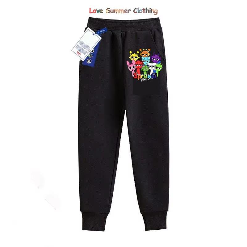 Sprunki Silná Mikina pro Děti Anime Kreslený Módní Mikina Kluci Dívky Podzim Zima Hip Hop Mikiny s Kapucí Dětské Oblečení