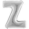 Silver 40' Foil Balloon Letter