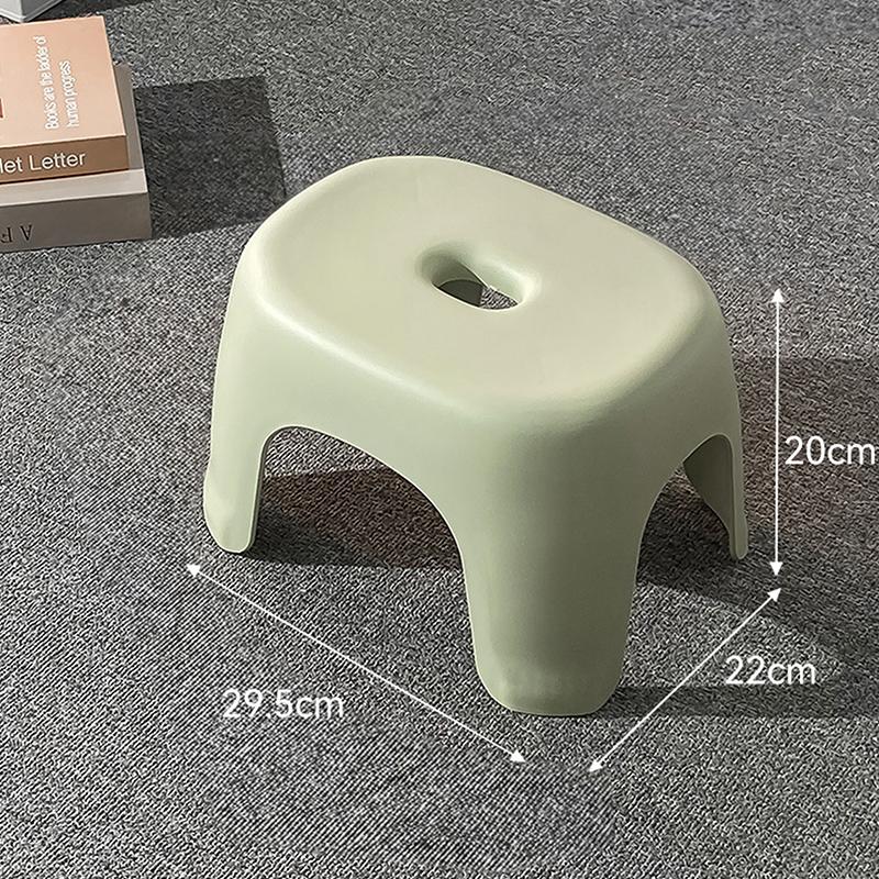 Sgabelli da bagno Sgabelli per scarpe Sgabello di plastica per uso domestico Sgabelli piccoli impilabili ispessiti Sgabello da pesca Sgabello basso per bambini