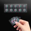 NPGYU1 1/2/5/10pcs Car Stickers emblem Auto Decor Decals For Alfa Romeo Giulia Stelvio Giulietta 156 159 147 Mito Tonale Brera Disco V