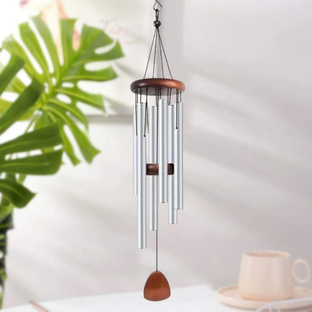 Large Metal Aluminum Wind Chime Retro Wall Hanging Bells Wind Bell Pendant  Yard Balcony Porch