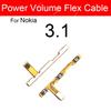 Cavo Flessibile Pulsanti di Accensione Per Nokia 1 2 2.1 3 3.1 3.2 4.2 5 5.1 X2 X3 X5 XL Plus Cavo Flessibile Tasti Volume Parti di Ricambio Tasti Laterali