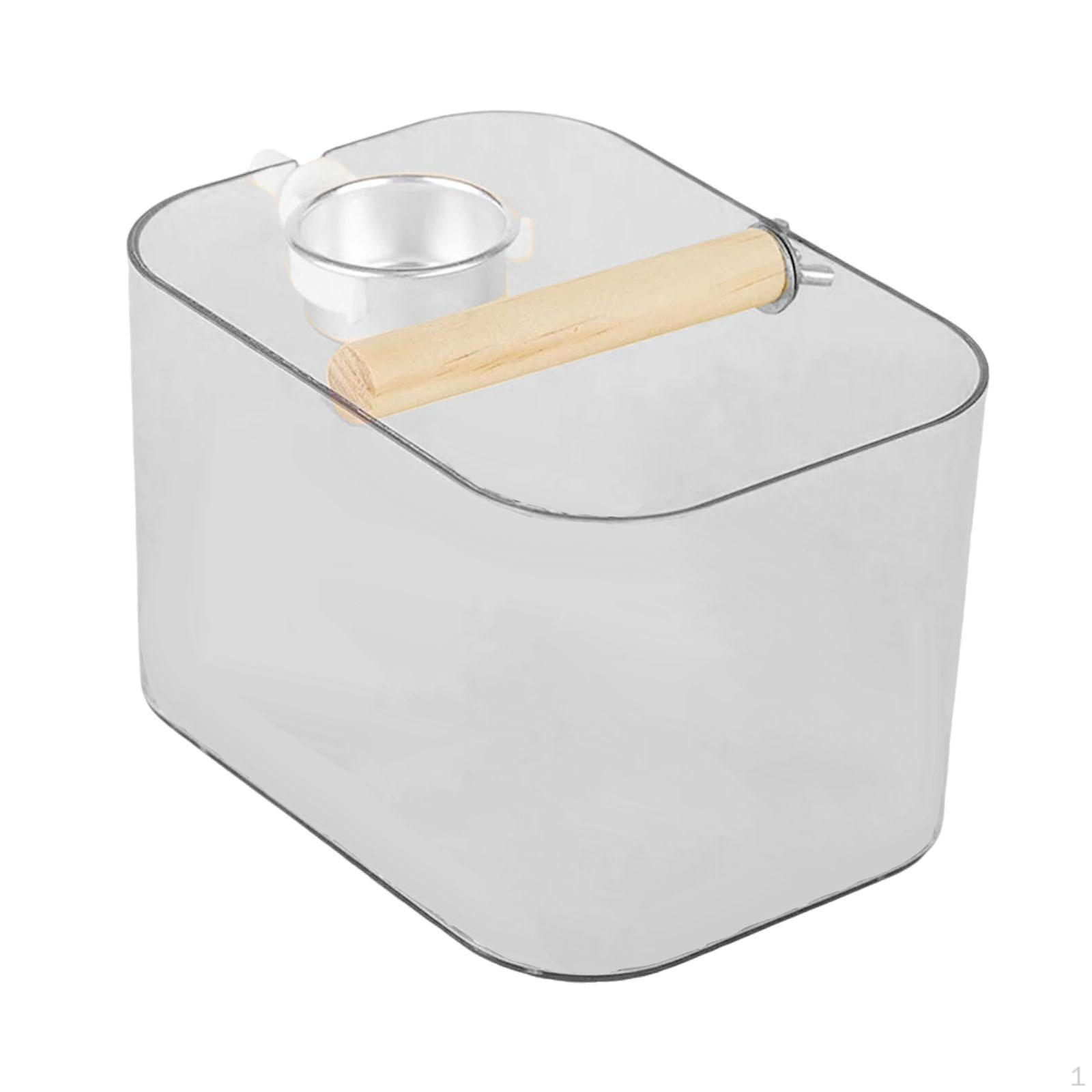 

Подставка для птичьего помета с ведром, аксессуары для туалета, кормушка, креативная жердочка для попугая Square