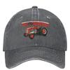 Cappellino da Baseball Lavato con Logo Agricolo Trattore Massey Ferguson Stile Street Hip Hop Cappellini da Papà Estivo Unisex Unisex Snapback da Palestra