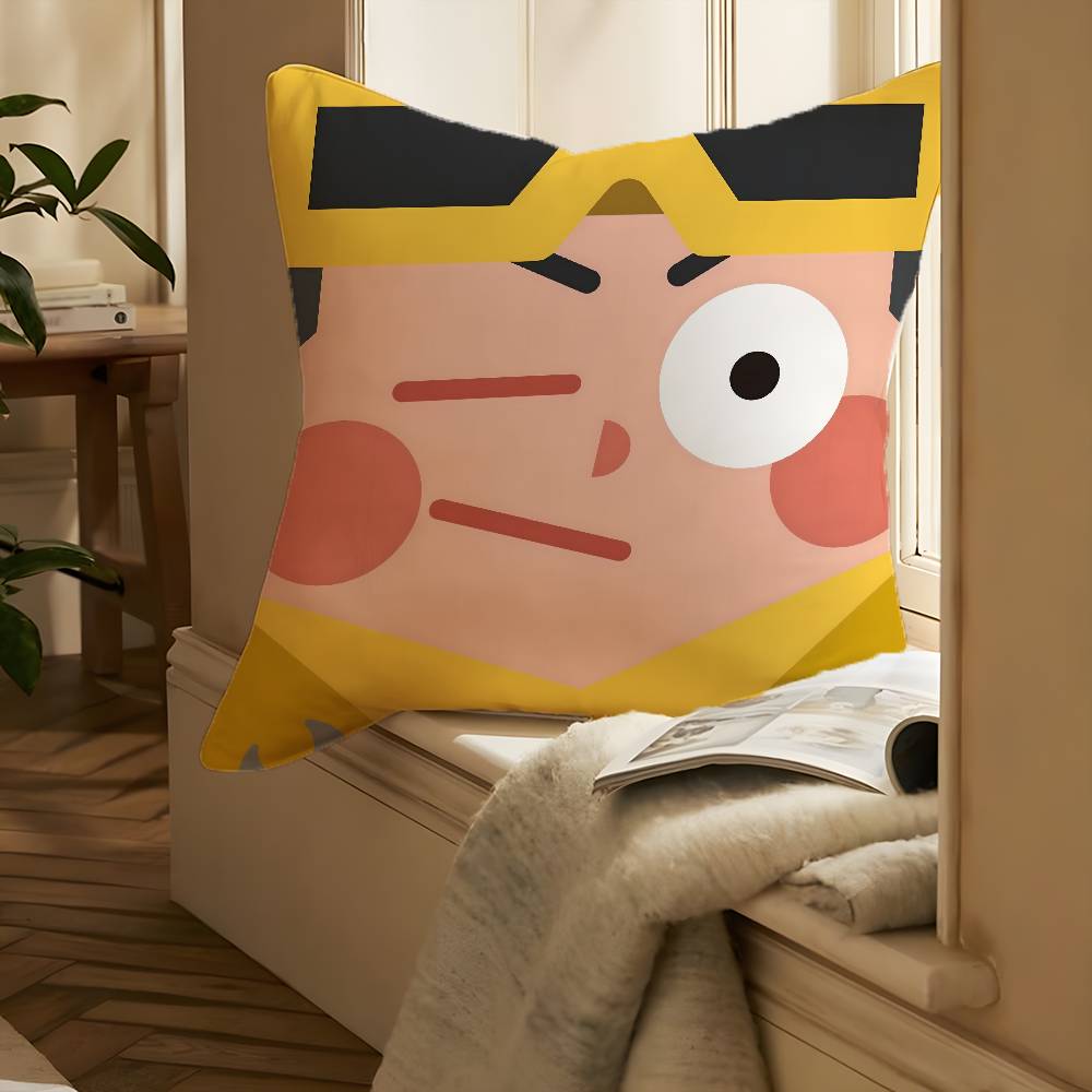 Cute Funny Abstract Character Avatar Pillow Case Printing Pillowcase Living Room Sofa Cushion Cover Bedroom Room Decor