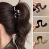 Women Hair Claw Geometric Shape Anti-slip Teeth Hair Clip Shower Back Head Hair Clip Hair Accessories