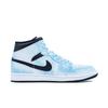 Jordan Air Jordan 1 Assurdo Fatto a Mano, Canto Stellato Blu Nebbioso Antiscivolo Mid top Scarpe da Basket Vintage Uomo DQ8426-132(Team1154-)
