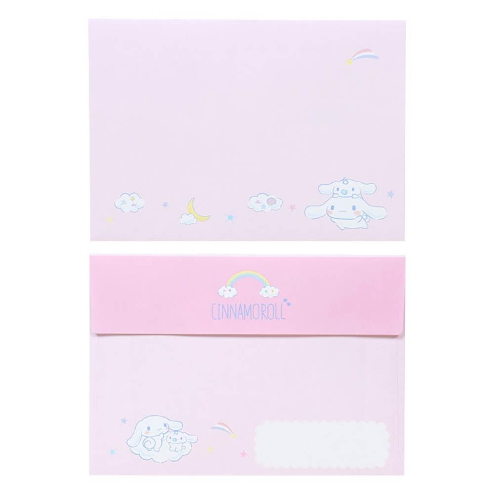 Sanrio Letter 16cm X X 22cm 493899 Character-Shaped Set, Cinnamoroll. Package Approx. (W) 0.8cm (D) (H).