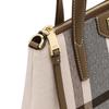 Daks Beige Check Leather Tote Bag Dcba6e711i2