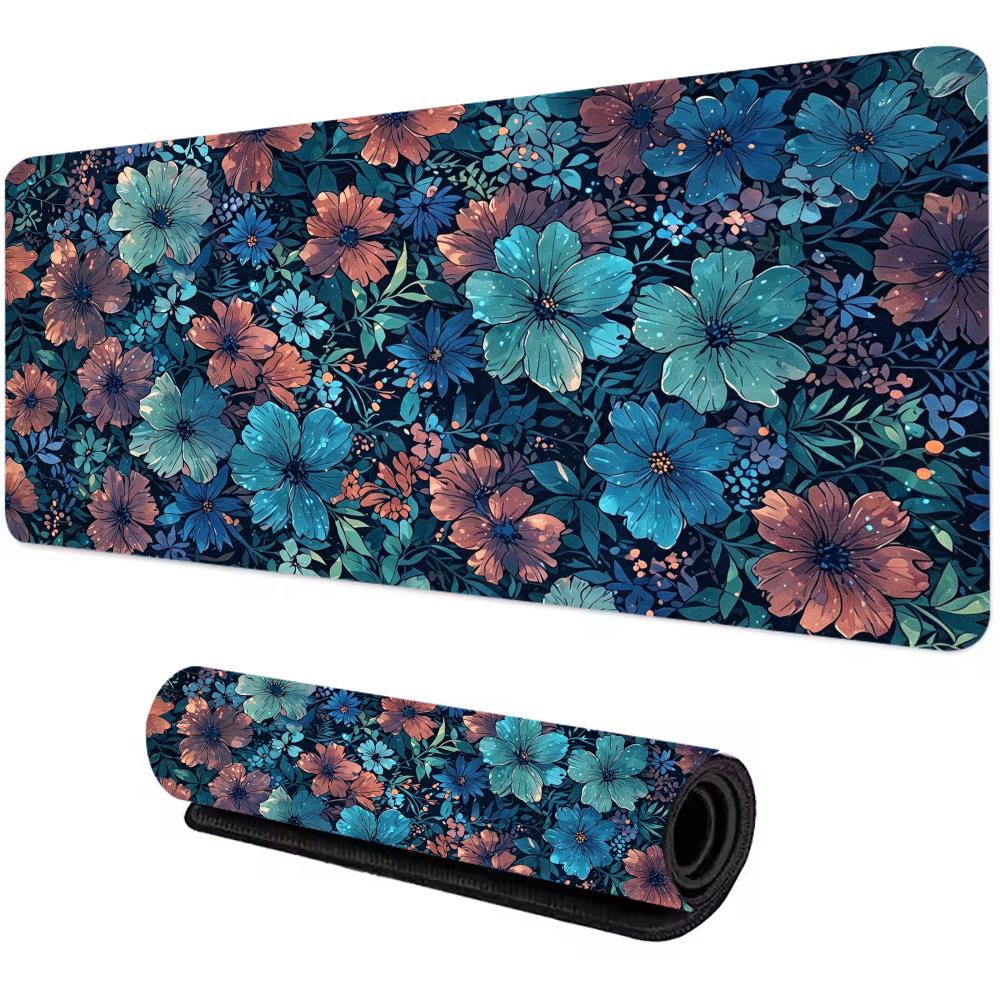 Endless Blossoms Mouse Pad Computer Accessories Office Game Table Mats Rubber Antislip Gaming Keyboard Mousepad Desk
