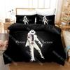 Conjunto de Ropa de Cama Rosa de Michael Jackson Individual Twin Matrimonial Queen King Size Juego de Cama para Habitación Infantil Juegos de Funda Nórdica Juego de Sábanas