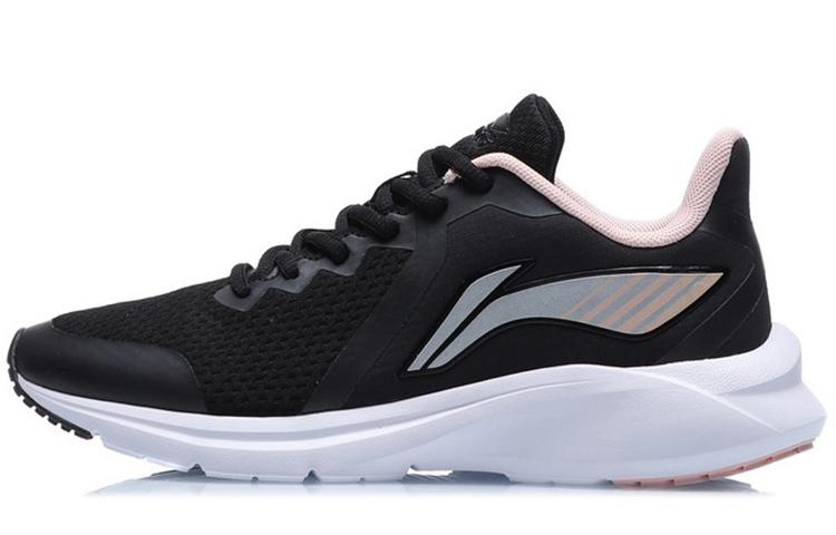 Li Ning Амортизирующие Низкие Беговые Кроссовки Женские Черные ARHQ334-4 37