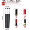 Vacuum Wine Stopper Reusable Stoppers with Built-in Vacuum Pump Leakproof Wine Bottle Sealer Silicone Caps,Wine Saver 5