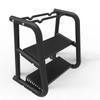 Steel Double-Layer Dumbbell & Kettlebell Storage Rack