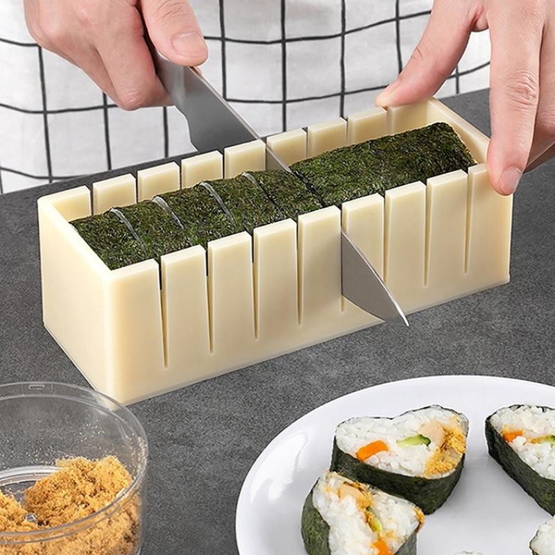 Complete Sushi Making Kit With Various Shape Molds And Sushi Knife Perfect For Home Diy Sushi Party Cooking Lovers